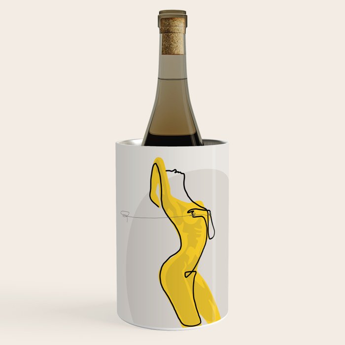 Mustard Moonlight  Wine Chiller Gallery Image 1