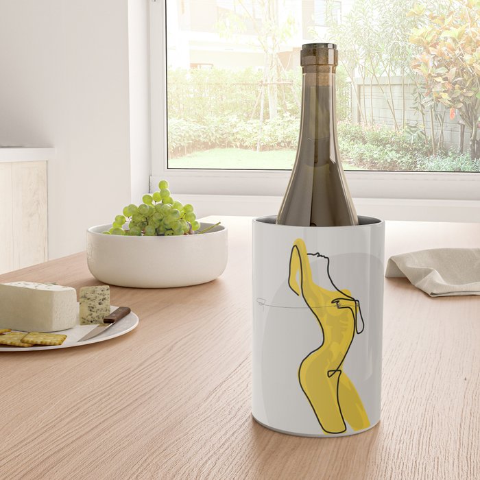 Mustard Moonlight  Wine Chiller Gallery Image 4