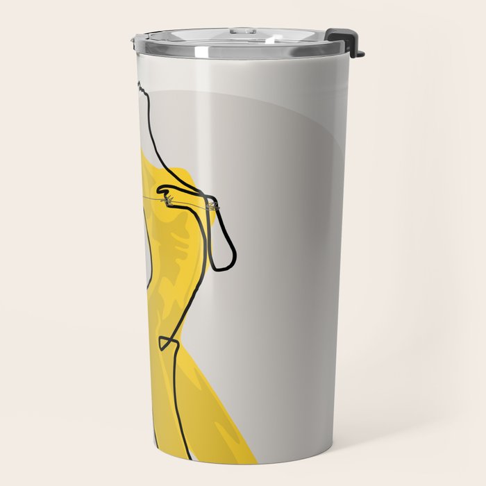 Mustard Moonlight  Travel Mug Gallery Image 2