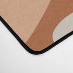Daisy Time Floral Pattern Clay Blush Ochre Putty Earth Tones Desk Mat Gallery Image 4