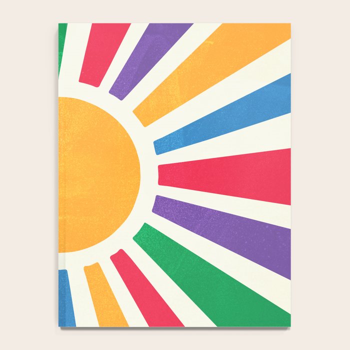 Retro Sunrise 2: 80s Rainbow Edition Notebook Gallery Image 4