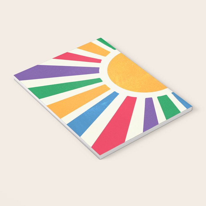 Retro Sunrise 2: 80s Rainbow Edition Notebook Gallery Image 3