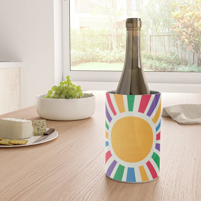 Retro Sunrise 2: 80s Rainbow Edition Wine Chiller Gallery Image 4