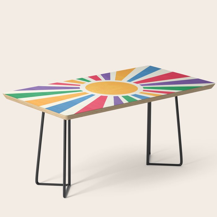 Retro Sunrise 2: 80s Rainbow Edition Coffee Table Gallery Image 1