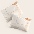 Minimal Abstract Shapes 16 Pillow Sham Gallery Image 3
