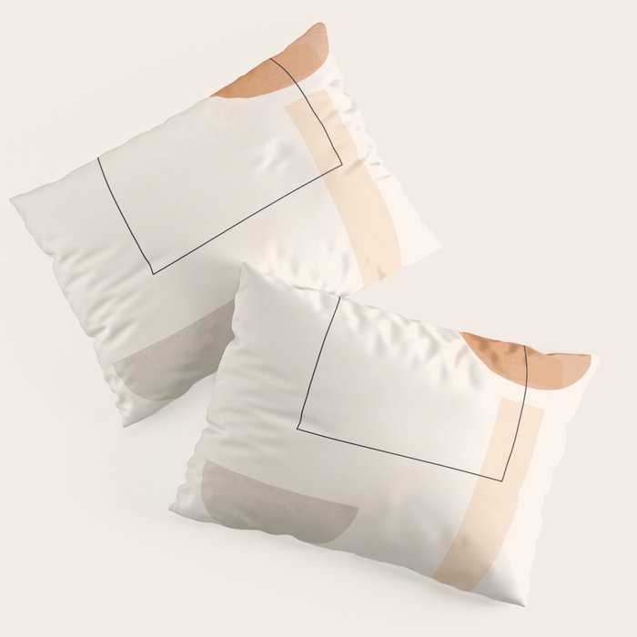 Minimal Abstract Shapes 16 Pillow Sham Gallery Image 3