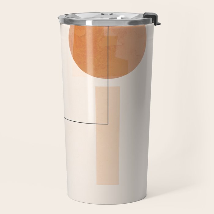Minimal Abstract Shapes 16 Travel Mug Gallery Image 2