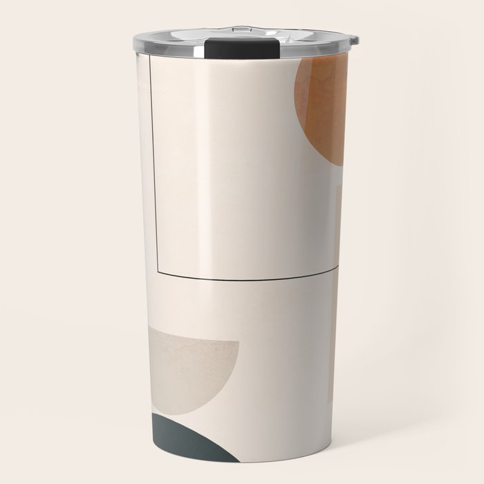 Minimal Abstract Shapes 16 Travel Mug Gallery Image 1