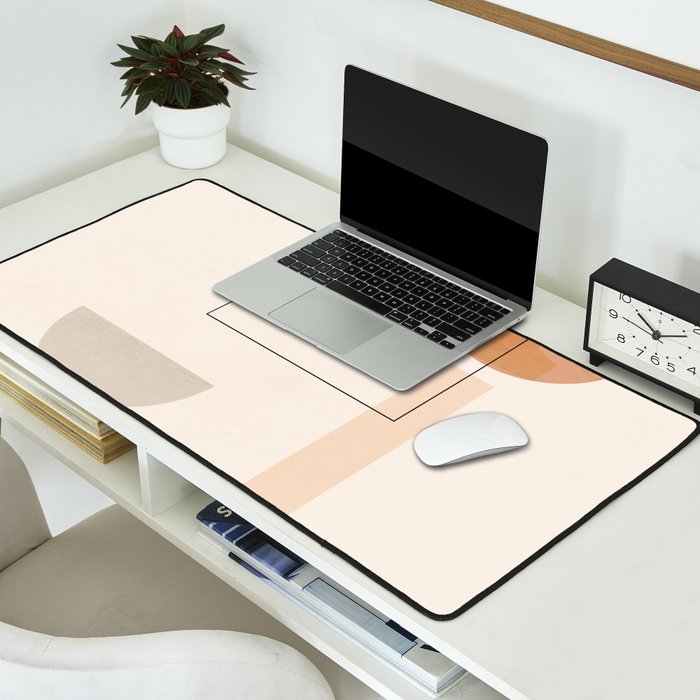 Minimal Abstract Shapes 16 Desk Mat Gallery Image 2