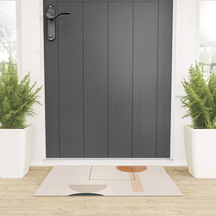 Minimal Abstract Shapes 16 Welcome Mat Gallery Image 3