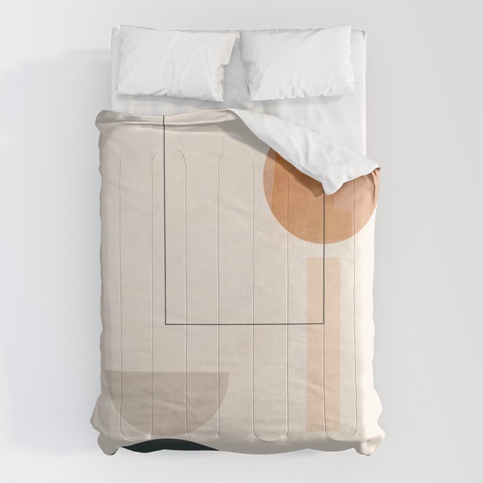 Minimal Abstract Shapes 16 Comforter Gallery Image 6