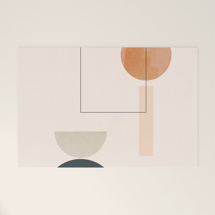 Minimal Abstract Shapes 16 Welcome Mat Gallery Image 1