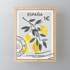 POSTAL STAMP SPAIN Mini Art Print Gallery Image 1