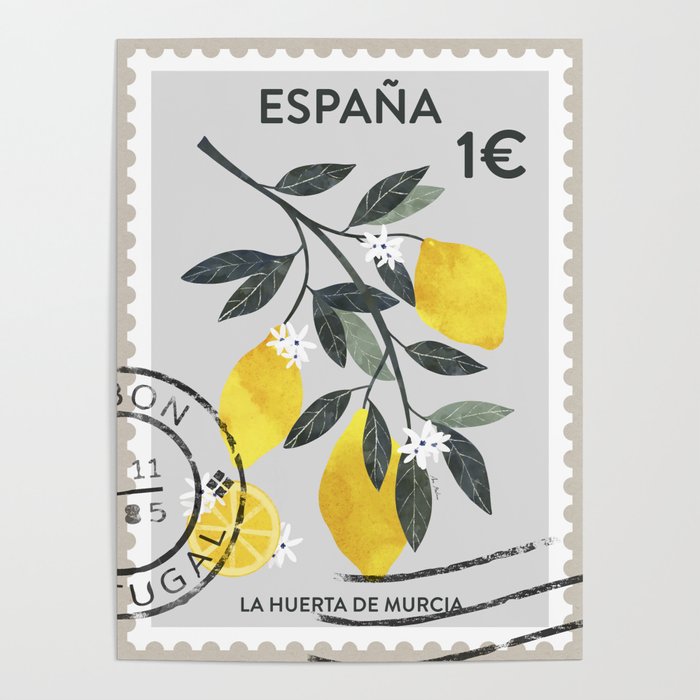 POSTAL STAMP SPAIN Poster Gallery Image 4