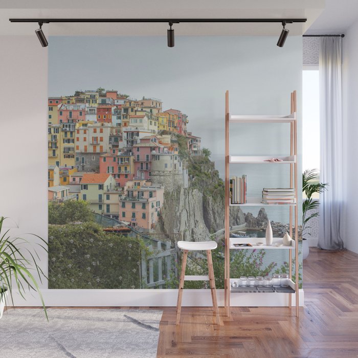 Manarola Cinque Terre Italy Travel Photography Wall Mural Gallery Image 1
