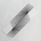 Mid Century Modern Geometric Abstract S Shape Line Drawing Pattern Yoga Mat Gallery Image 1