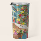 Christmas market in the village Travel Mug Gallery Image 3