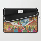 Christmas market in the village Laptop Sleeve Gallery Image 2