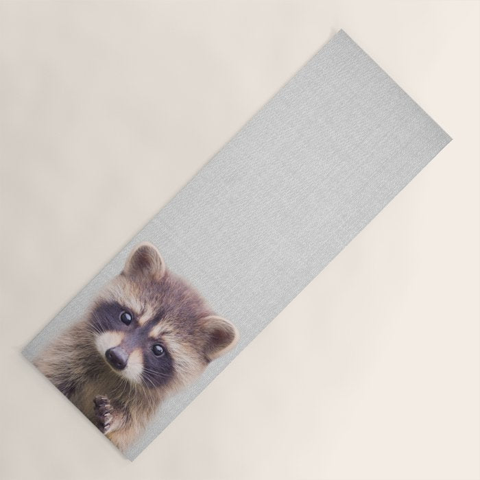 Raccoon - Colorful Yoga Mat Gallery Image 1