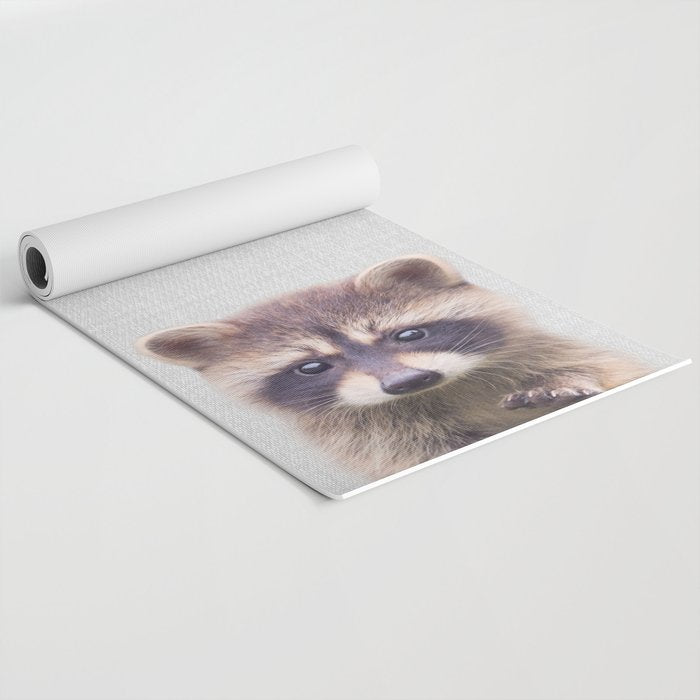 Raccoon - Colorful Yoga Mat Gallery Image 2