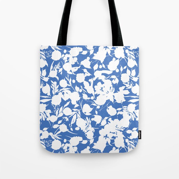 Floral Simplistic Silhouettes B Tote Bag Gallery Image 1