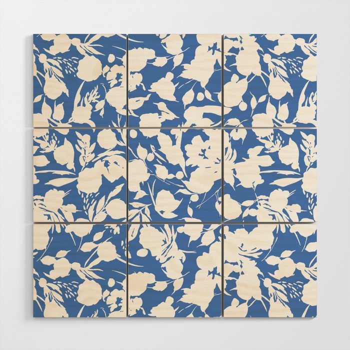 Floral Simplistic Silhouettes B Wood Wall Art Gallery Image 1