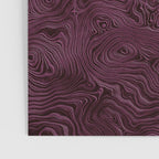 Royal Maroon Silk Moire Pattern Poster Gallery Image 3