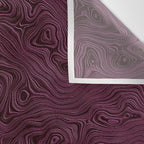 Royal Maroon Silk Moire Pattern Wall Tapestry Gallery Image 3