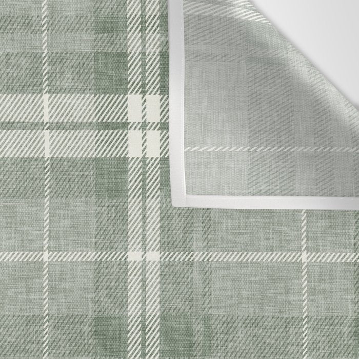 fall plaid - sage Wall Tapestry Gallery Image 3