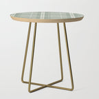 fall plaid - sage Side Table Gallery Image 1
