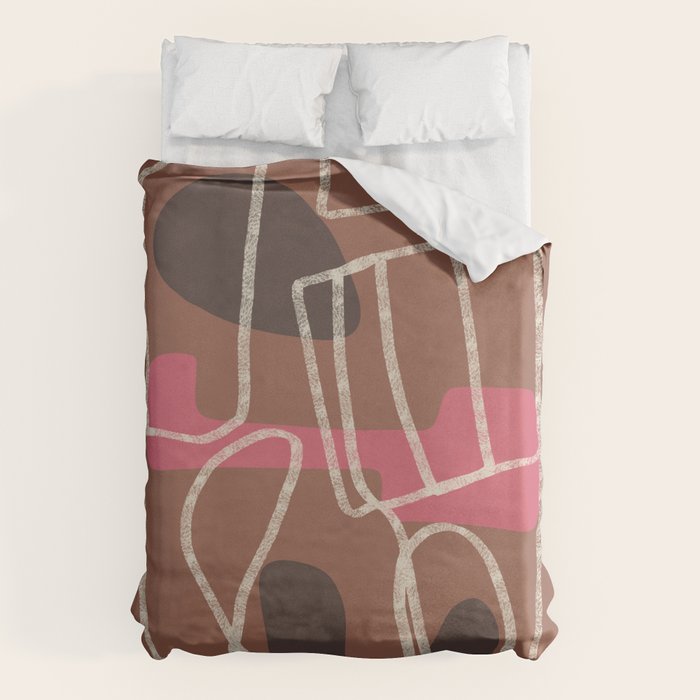 Organic Minimalist Layers 3 Duvet Cover Gallery Image 6