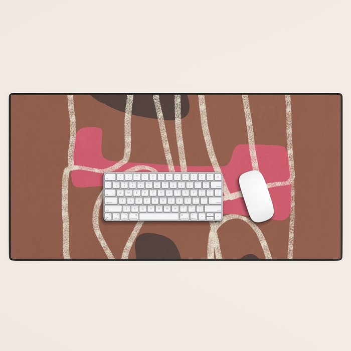 Organic Minimalist Layers 3 Desk Mat Gallery Image 1