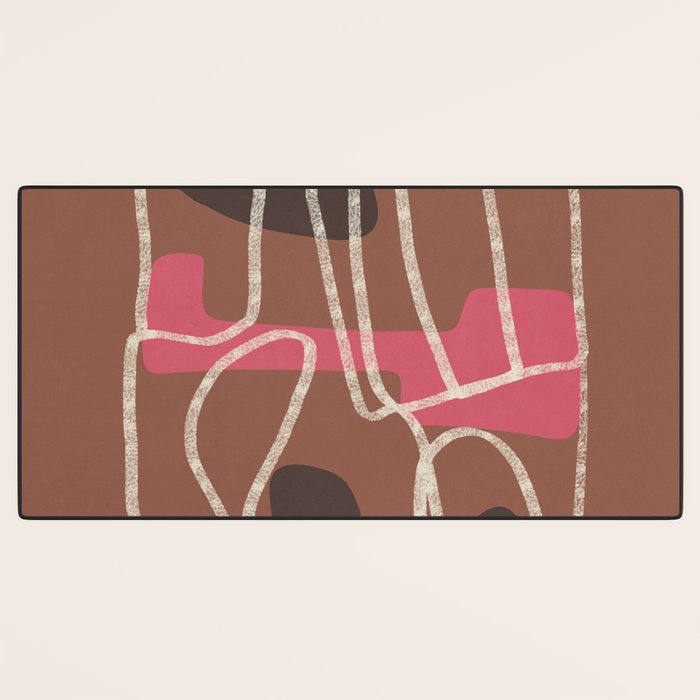 Organic Minimalist Layers 3 Desk Mat Gallery Image 3