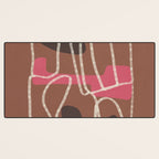 Organic Minimalist Layers 3 Desk Mat Gallery Image 3