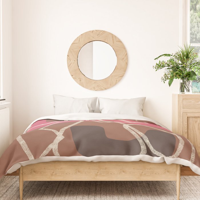 Organic Minimalist Layers 3 Duvet Cover Gallery Image 3
