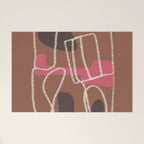 Organic Minimalist Layers 3 Welcome Mat Gallery Image 1