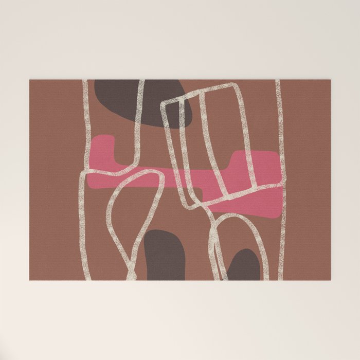Organic Minimalist Layers 3 Welcome Mat Gallery Image 1