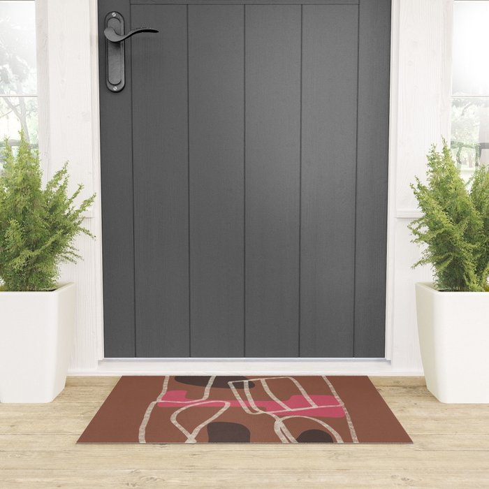 Organic Minimalist Layers 3 Welcome Mat Gallery Image 3