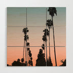 California Sunset Wood Wall Art Gallery Image 1