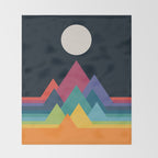 Whimsical Mountains Throw Blanket Gallery Image 2