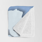 Diverse people paper cut crowd pattern Throw Blanket Gallery Image 3