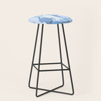 Diverse people paper cut crowd pattern Stool Gallery Image 1