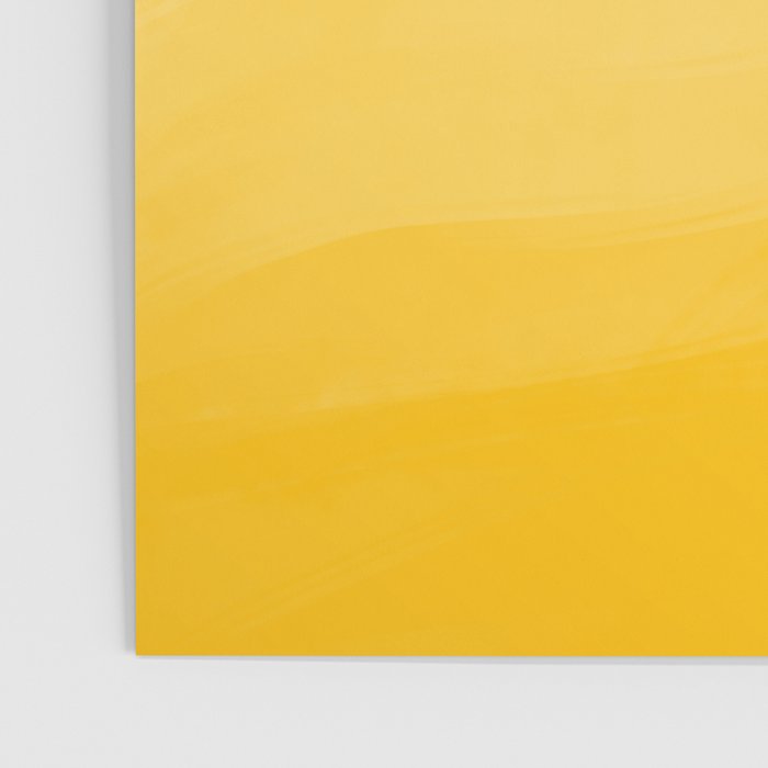 Monochromatic Pale Yellow into Gold Abstract Painting Poster Gallery Image 3