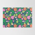 Strawberry Fields - Pink and Blue Rug Gallery Image 2