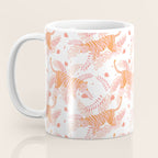Orange and pink tiger Coffee Mug Gallery Image 3