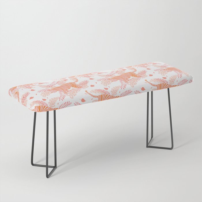 Orange and pink tiger Bench Gallery Image 1