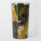 Maharaja Abhai Singh of Marwar (reigned 1724-49), Equestrian, Watching Girls Swinging at the Teej Festival Indian Miniature Painting  Travel Mug Gallery Image 1