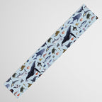 SEA CREATURES poster with names Table Runner Gallery Image 3