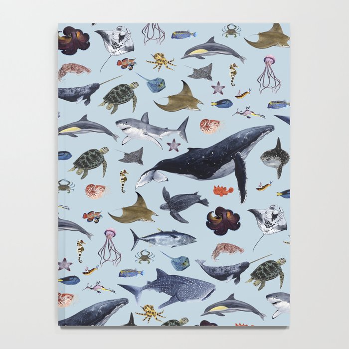 SEA CREATURES poster with names Notebook Gallery Image 4