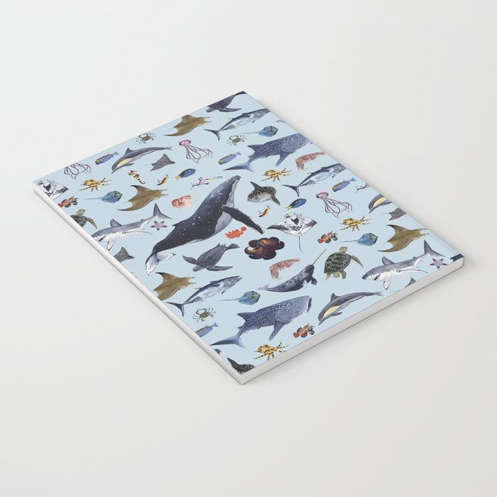SEA CREATURES poster with names Notebook Gallery Image 3